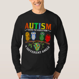 Niedliche Augenfarbe Puzzles Autismus Bewusstsein T-Shirt