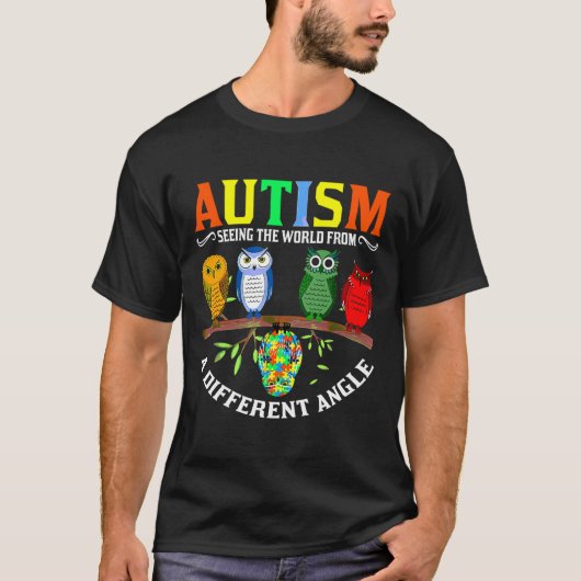 Niedliche Augenfarbe Puzzles Autismus Bewusstsein  T-Shirt (Vorderseite)