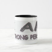 Niedliche Ausdrucksdesign STRONG PERSON" Kaufen Tasse (Zentrum)