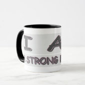 Niedliche Ausdrucksdesign STRONG PERSON" Kaufen Tasse (Vorderseite Links)