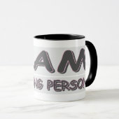 Niedliche Ausdrucksdesign STRONG PERSON" Kaufen Tasse (VorderseiteRechts)