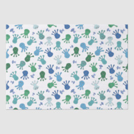 Niedliche Außerirdischen Geburtstagspartei Seidenpapier