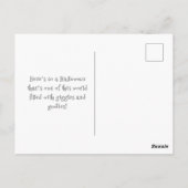 Niedliche Außerirdischen Trick oder Treaters Hallo Postkarte (Rückseite)
