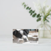 Niedliche austauschbare Bilder und QR-Code für Wel Visitenkarte (Stehend Vorderseite)