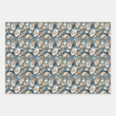 niedliche Austern und Perlen Geschenkpapier Set (Vorderseite)
