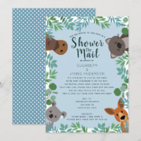 Niedliche australische Critters Baby Dusche von Ma