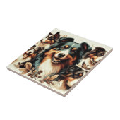 Niedliche Australische Schäfermalerei Fliese (Seite)