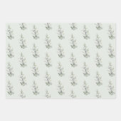 Niedliche Australische Tiere Grüne Birthday Baby B Geschenkpapier Set (Vorderseite 2)