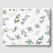 Niedliche australische Tiere Grünpflanzen Kinderdu Gästebuch (Rückseite)