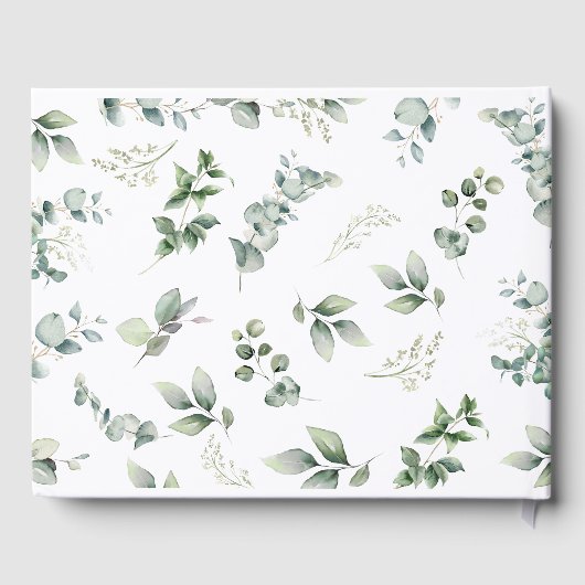 Niedliche australische Tiere Grünpflanzen Kinderdu Gästebuch (Rückseite)