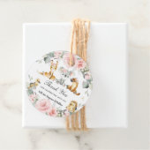 Niedliche australische Tiere Rosa Blumengrün Geschenkanhänger (Beispiel)