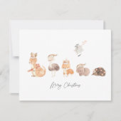 Niedliche australische Tiere Weihnachten (Vorderseite)