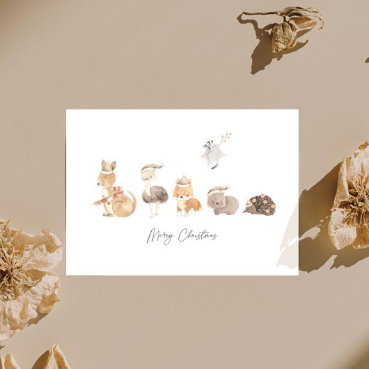 Niedliche australische Tiere Weihnachten