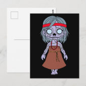 Niedliche australische Zombie Postkarte (Vorne/Hinten)