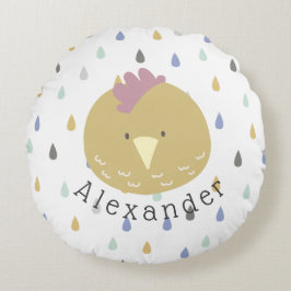 Niedliche Auswahl des benutzerdefinierten Namens Rundes Kissen