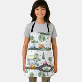 Niedliche Autos im Stadtmuster für kleine Jungen Schürze (Insitu)