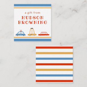 Niedliche Autos Personalisierte Geschenkgutscheine Mitteilungskarte