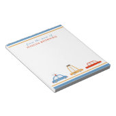 Niedliche Autos Personalisierte Mama Notepad Notizblock (angewinkelt)