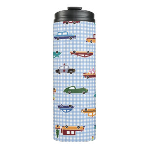 Niedliche Autoskizze: Einfach Nahtlos Thermosbecher