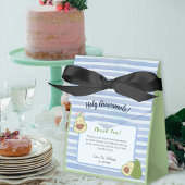 Niedliche Avocado Gender Neutral Twins Baby Dusche Geschenkschachtel