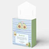 Niedliche Avocado Gender Neutral Twins Baby Dusche Geschenkschachtel (Geöffnet)