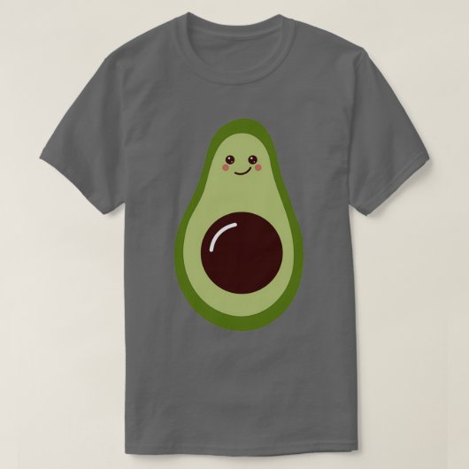 Niedliche Avocado Illustration Geschenk für Avocad T-Shirt (Design vorne)
