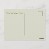 Niedliche Avocado-Nachricht Postkarte (Rückseite)
