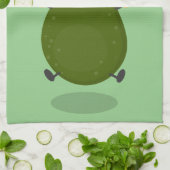 Niedliche Avocado-Springseil-Cartoon-Abbildung Geschirrtuch (Gefaltet)