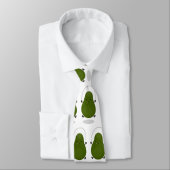 Niedliche Avocado-Springseil-Cartoon-Abbildung Krawatte (Gebunden)
