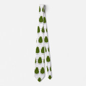 Niedliche Avocado-Springseil-Cartoon-Abbildung Krawatte (Vorderseite)