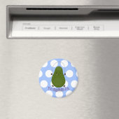 Niedliche Avocado-Springseil-Cartoon-Abbildung Magnet (In Situ (Geschirrspüler))
