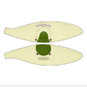 Niedliche Avocado-Springseil-Cartoon-Abbildung Mini Basketball (Panele)