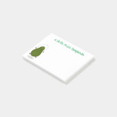 Niedliche Avocado-Springseil-Cartoon-Abbildung Post-it Klebezettel (angewinkelt)