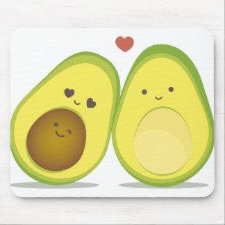 Niedliche Avocadopaare Mousepad