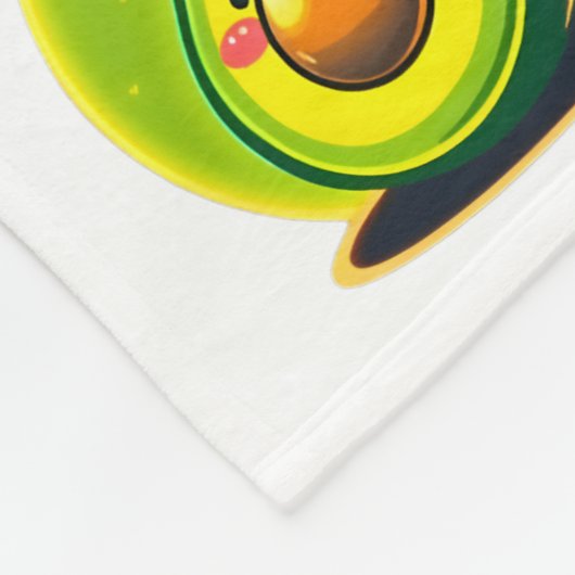 niedliche Avocados Fleecedecke (Ecke)