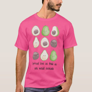 Niedliche Avocados in Liebe T-Shirt