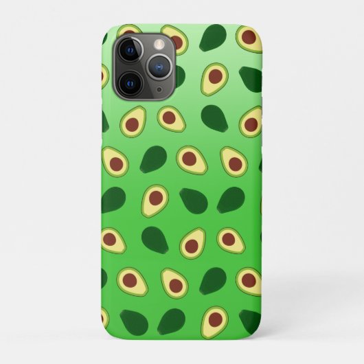Niedliche Avocados-Scheiben Sommergrüne Gradienten Case-Mate iPhone Hülle (Rückseite)