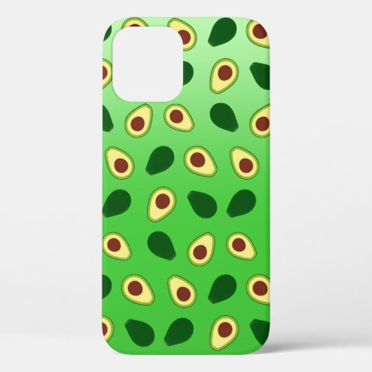 Niedliche Avocados-Scheiben Sommergrüne Gradienten Case-Mate iPhone Hülle (Rückseite)
