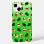 Niedliche Avocados-Scheiben Sommergrüne Gradienten Case-Mate iPhone Hülle (Rückseite)