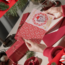 Niedliche axolotale Weihnachten