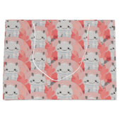 Niedliche Axolotl Drink Milk Große Geschenktüte (Vorderseite)