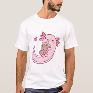 Niedliche Axolotl Lieben Bubble Tee