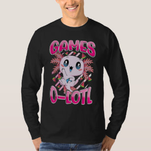 Niedliche Axolotl Play Console Videospiele Axolotl T-Shirt