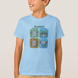Niedliche Axolotl Seasons Collection - Jahreszeite T-Shirt