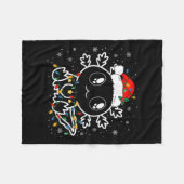 Niedliche Axolotl Weihnachtsmannmütze Funny Boys G Fleecedecke (Vorderseite (Horizontal))