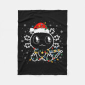 Niedliche Axolotl Weihnachtsmannmütze Funny Boys G Fleecedecke (Vorderseite)