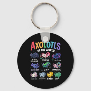 Niedliche Axolotls der Welt Kawaii Axolotl Niedlic Schlüsselanhänger