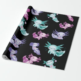 Niedliche Axolotls Geschenkpapier