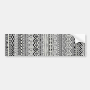 Niedliche Aztec-Muster Autoaufkleber