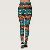 Niedliche Aztekendrucke Leggings (Rückseite)